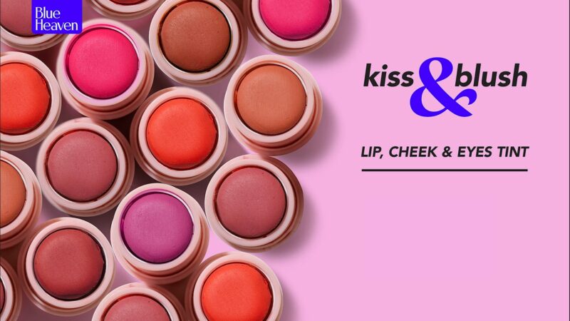 Blue Heaven Kiss & Blush Lip And Cheek Tint - Rosy Dusk - Image 4